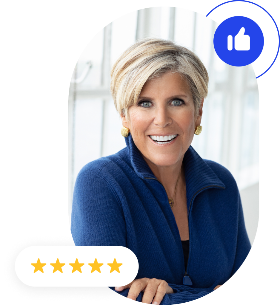 Suze approves 5 star rating